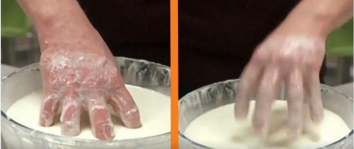 Yerine Göre Sıvı, Yerine Göre Beton Kadar Sert Olan İlginç Ötesi Madde: Turuncu Yapışkan