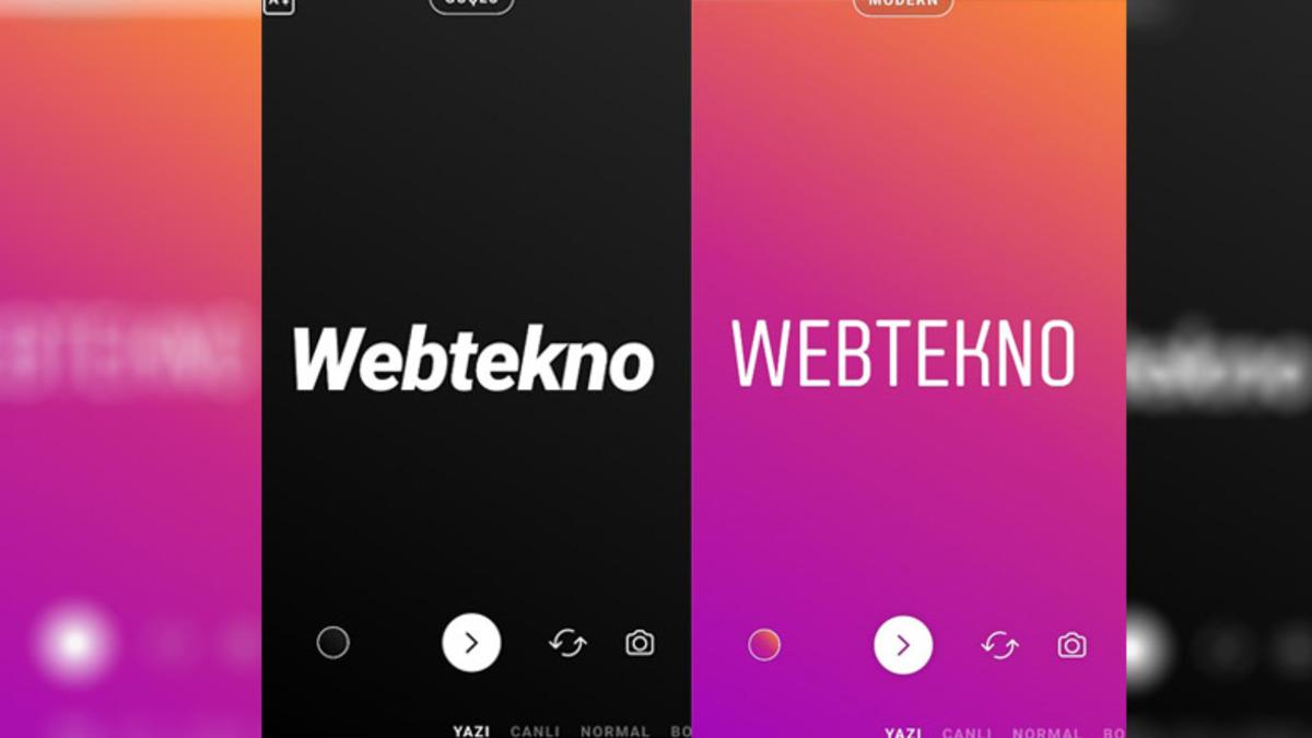 Instagram Hikayeler’e Yalnızca Yazıyla Paylaşım Yapma Özelliği Geldi