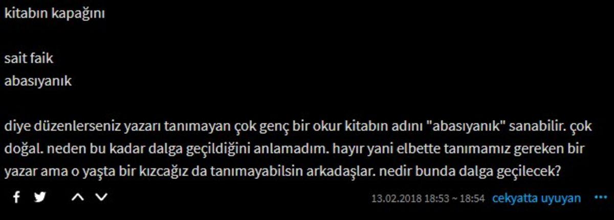 ’Sait Faik’in Abasıyanık Adlı Kitabı’ Diyen Minik YouTuber’a Sosyal Medyada Yapılan Acımasız Yorumlar
