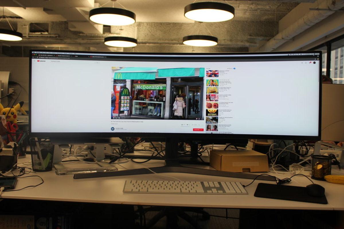 Samsung’un Kendinizdekinden Nefret Etmenize Sebep Olacak, 32:9 Süper Geniş Ekranlı Monitörü