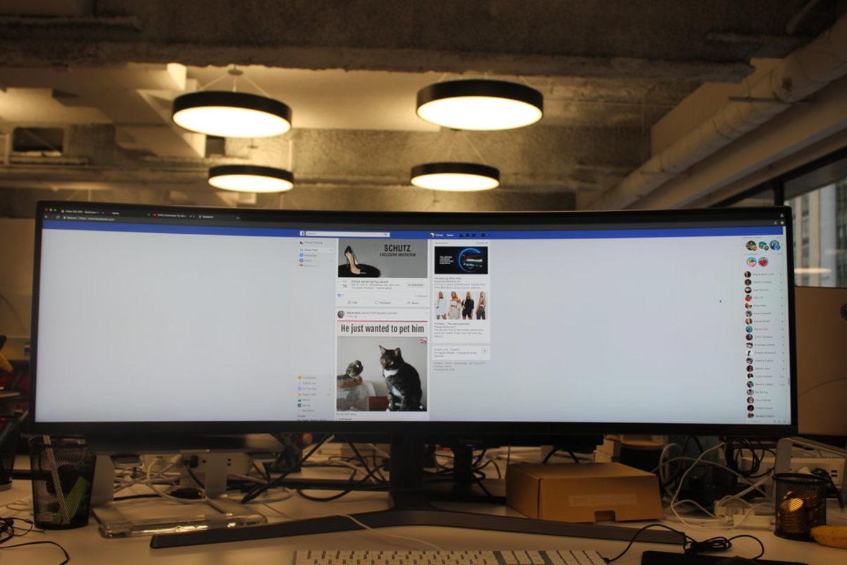 Samsung’un Kendinizdekinden Nefret Etmenize Sebep Olacak, 32:9 Süper Geniş Ekranlı Monitörü