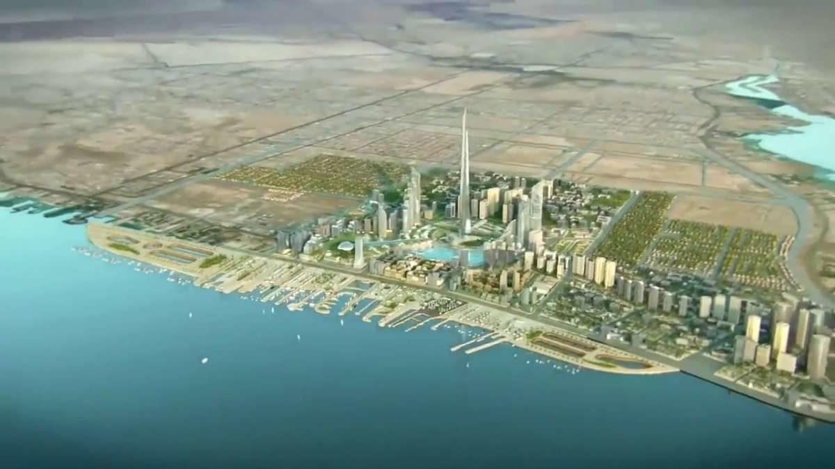 Suudi Arabistan’da İnşa Edilen 1 Kilometre Uzunluğundaki Dünyanın En Yüksek Gökdeleni, Bittiğinde Nasıl Görünecek?