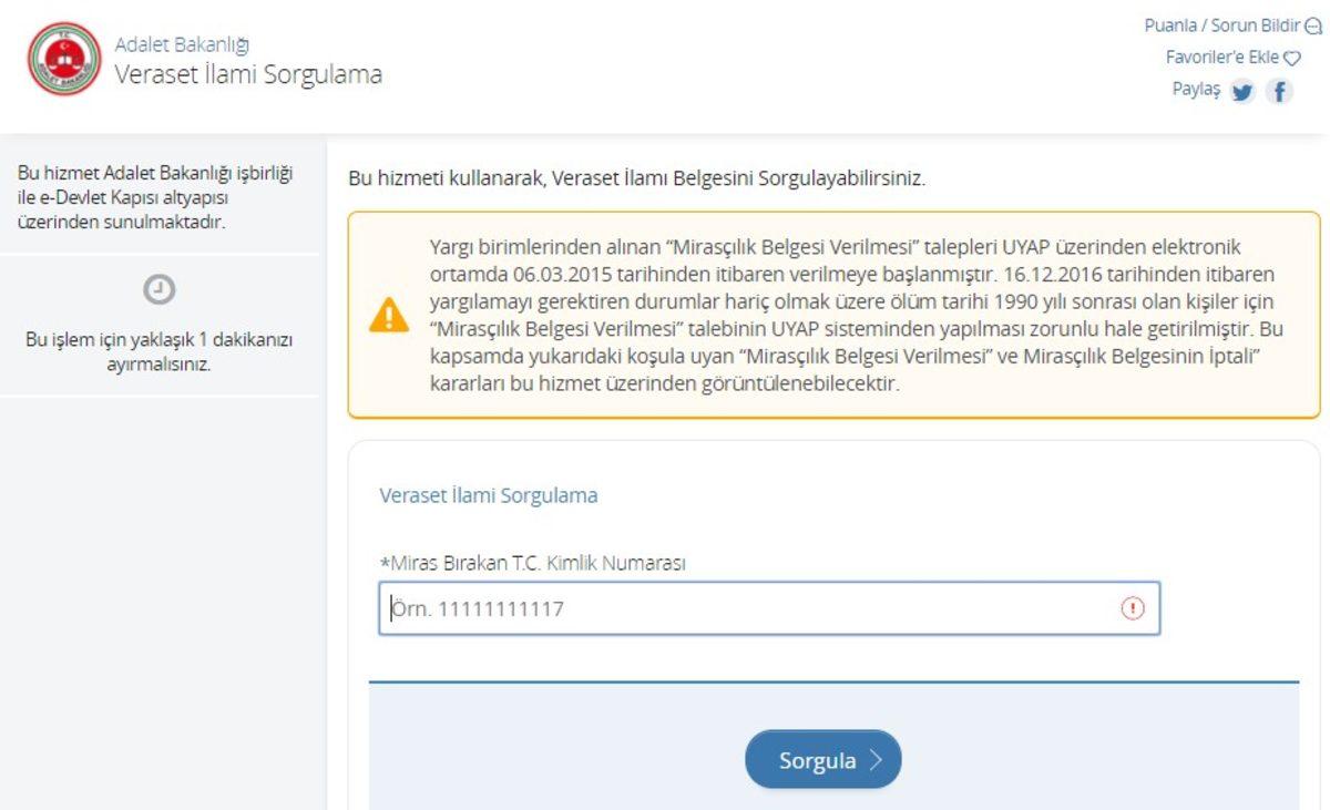 E-Devlet’ten Yeni Bir Dev Hizmet: Tek Tıkla Miras Sorgulama!