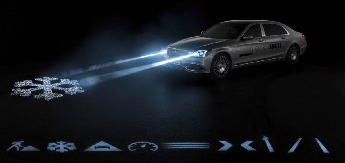 Mercedes Maybach’ın 2 Megapiksel Çözünürlüğündeki Geleceğin Far Sistemi: Digital Light
