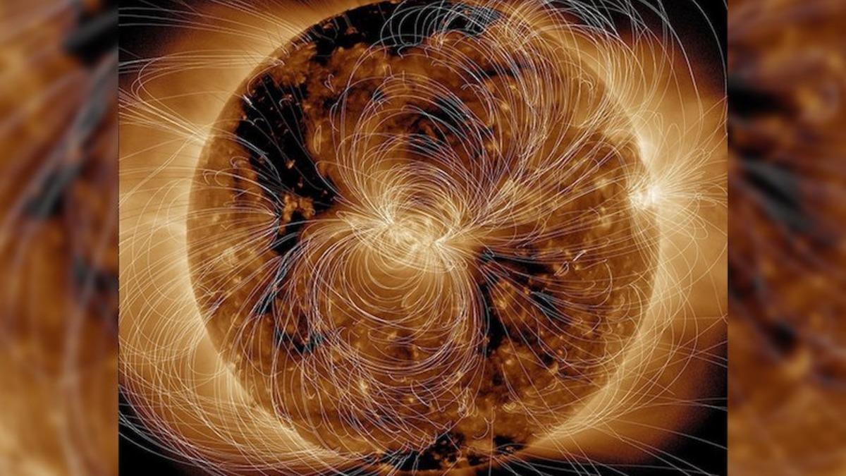 NASA, Güneş’in Manyetik Alan Çizgilerinin Çarpıcı Fotoğrafını Yayınladı