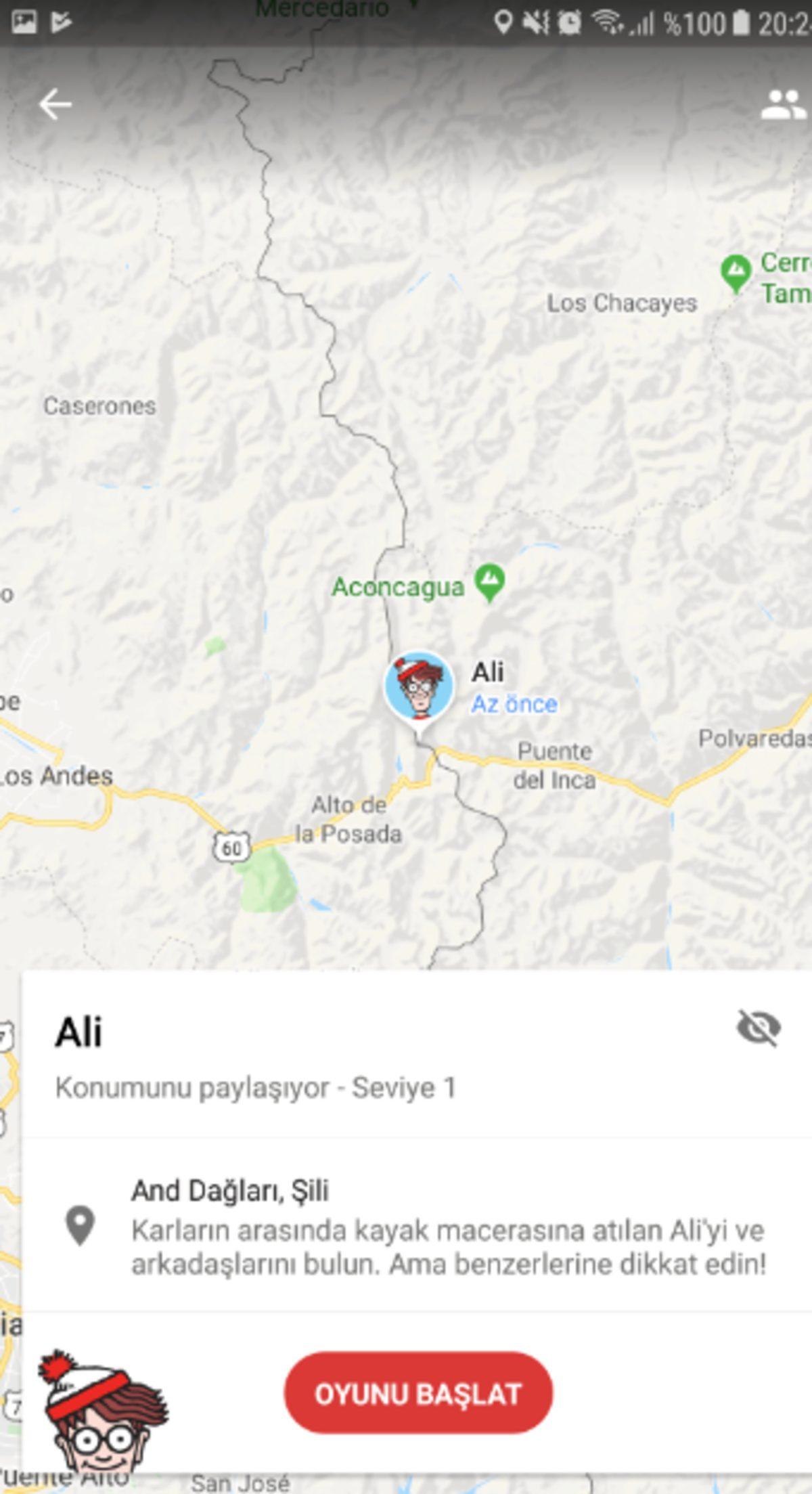 Google Haritalar’ın Kullanıcılara Sunduğu Sürpriz Oyun: Ali Nerede?