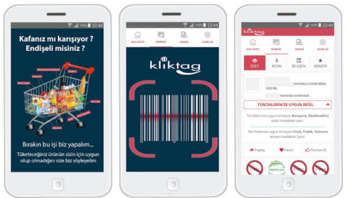 Yediğiniz Yemeğin İçinde Ne Var Ne Yok Hepsini Gösteren Uygulama: KlikTag
