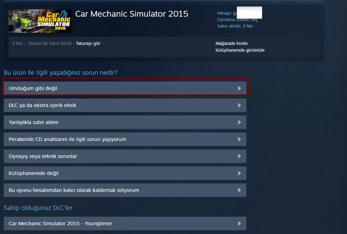 Steam’de Satın Aldıktan Sonra Beğenmediğiniz Oyunu, Paranızı Geri Alarak Nasıl İade Edebilirsiniz?