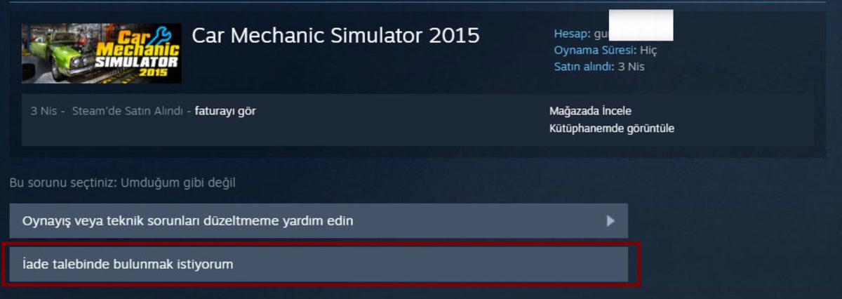 Steam’de Satın Aldıktan Sonra Beğenmediğiniz Oyunu, Paranızı Geri Alarak Nasıl İade Edebilirsiniz?