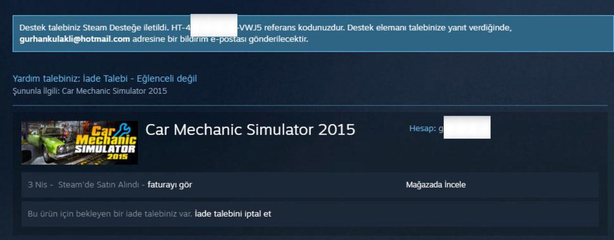 Steam’de Satın Aldıktan Sonra Beğenmediğiniz Oyunu, Paranızı Geri Alarak Nasıl İade Edebilirsiniz?