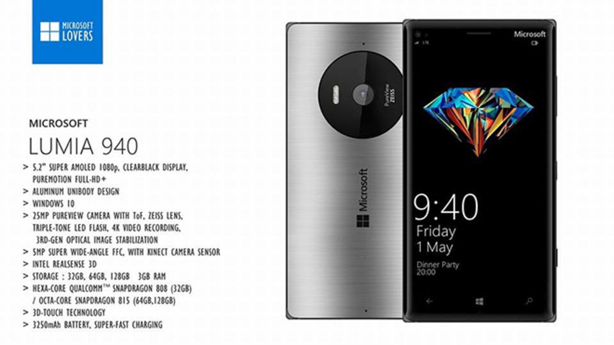 Microsoft’tan İki Yeni Akıllı Telefon: Lumia 940 ve 940 XL