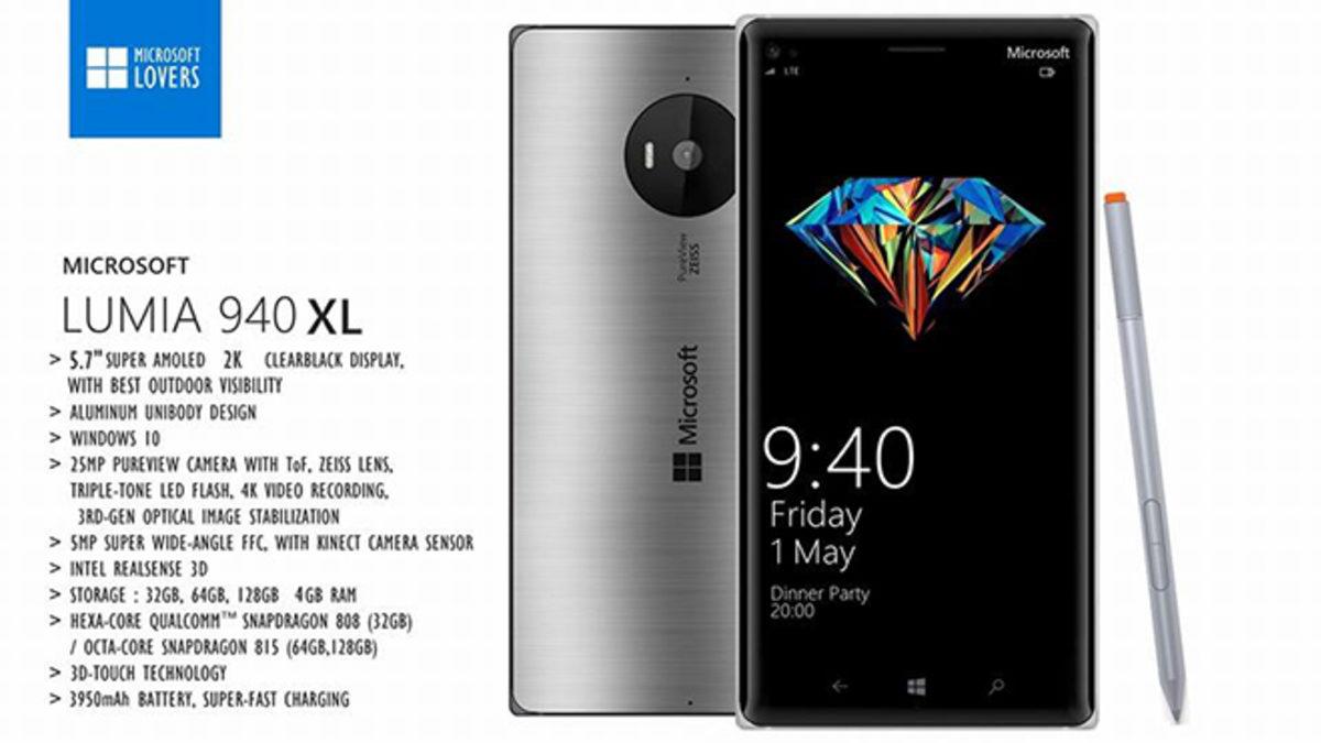 Microsoft’tan İki Yeni Akıllı Telefon: Lumia 940 ve 940 XL