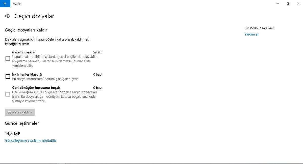 Windows 10’daki Gereksiz Dosyalar Nasıl Silinir?