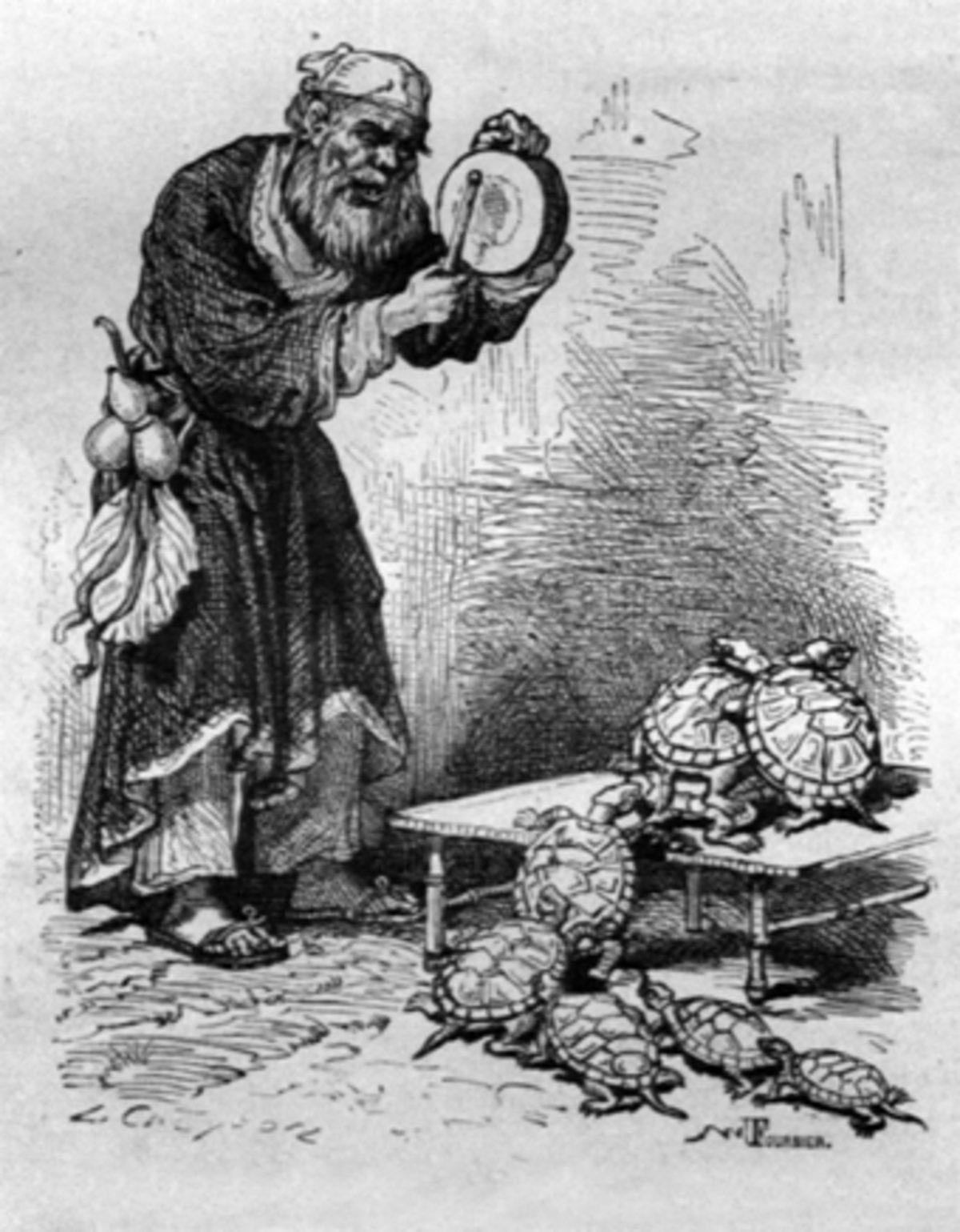 Türk Sanatı Klasiklerinden ’Kaplumbağa Terbiyecisi’ Tablosu, Aslında Ne Anlatmak İstiyor?