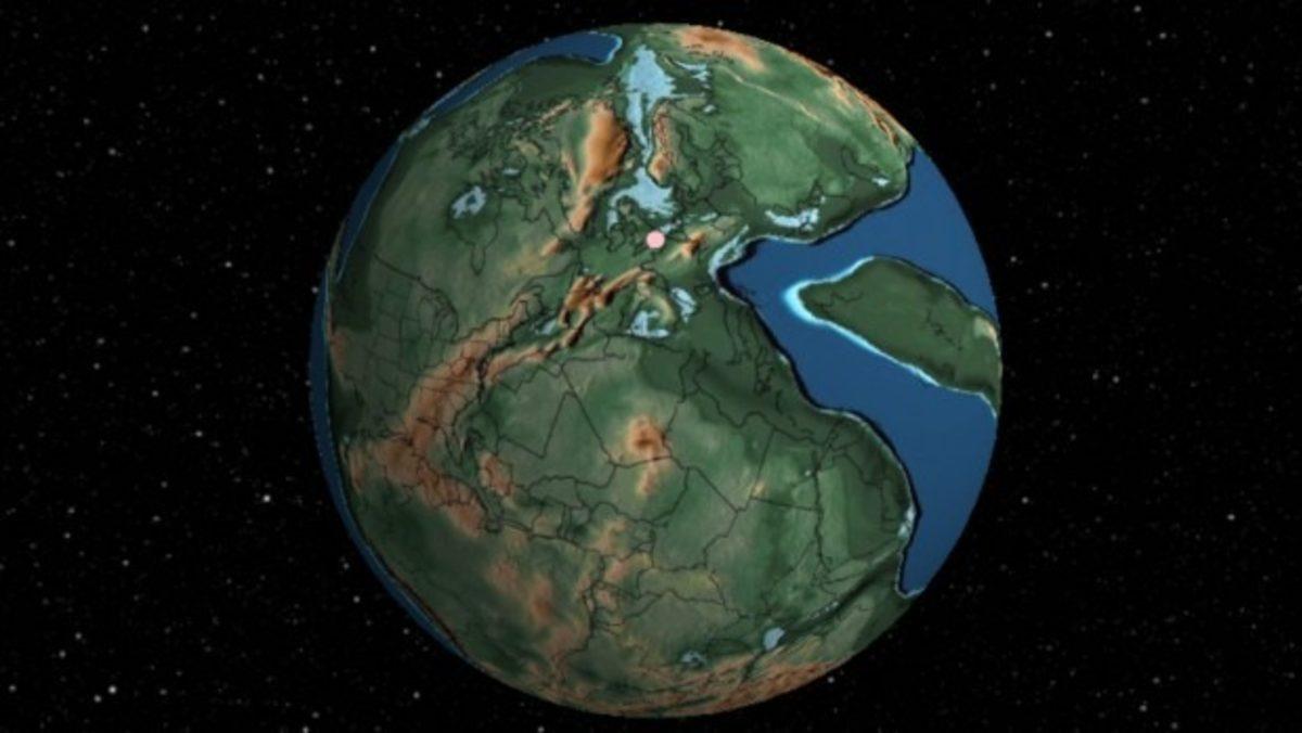 Oturduğunuz Yerin 750 Milyon Yıl Önceki Halini Gösteren İnteraktif Harita