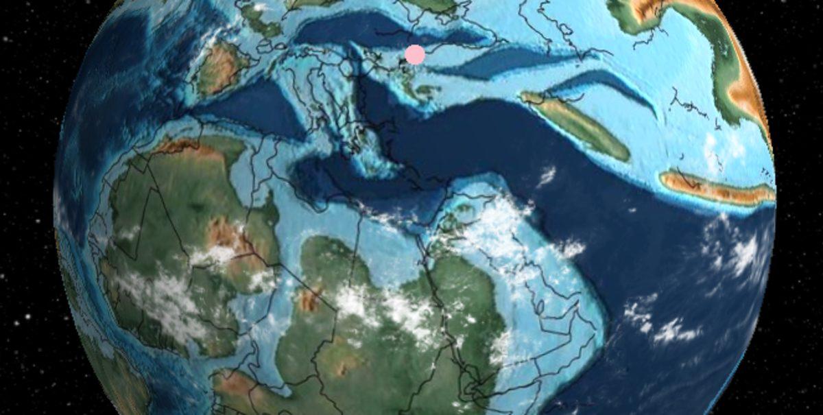 Oturduğunuz Yerin 750 Milyon Yıl Önceki Halini Gösteren İnteraktif Harita