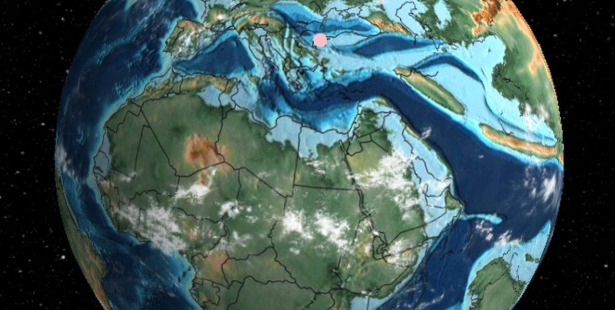 Oturduğunuz Yerin 750 Milyon Yıl Önceki Halini Gösteren İnteraktif Harita