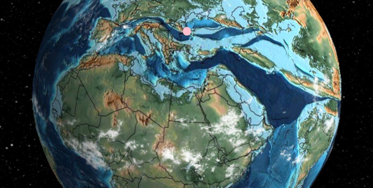 Oturduğunuz Yerin 750 Milyon Yıl Önceki Halini Gösteren İnteraktif Harita