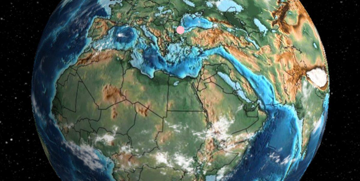 Oturduğunuz Yerin 750 Milyon Yıl Önceki Halini Gösteren İnteraktif Harita