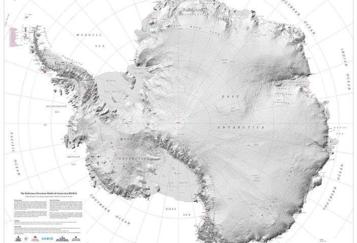 Antarktika Kıtasının En Detaylı Haritası Yayınlandı