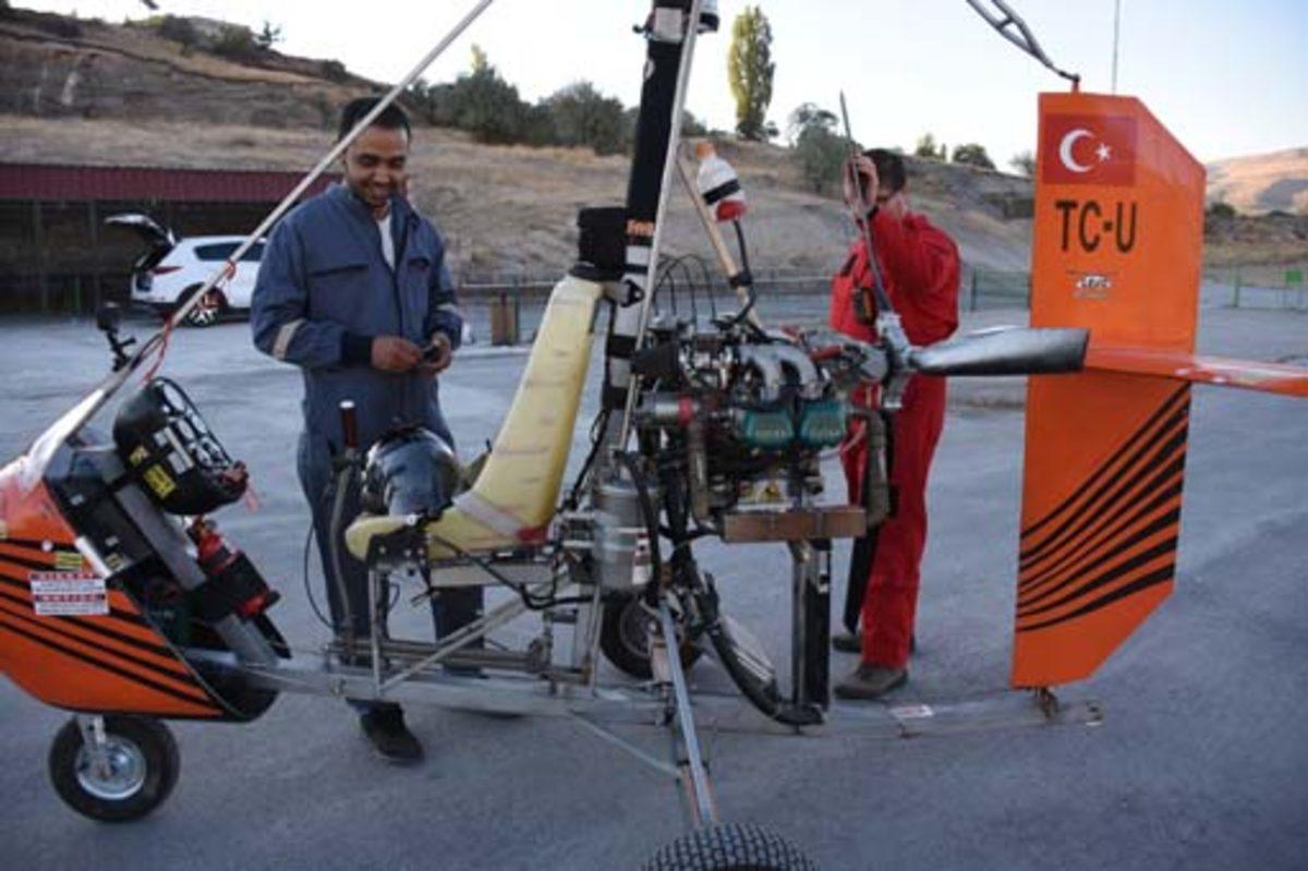 Kayseri’de İki Arkadaş Kendi İmkanlarıyla ’Cayrokopter’ Üretti