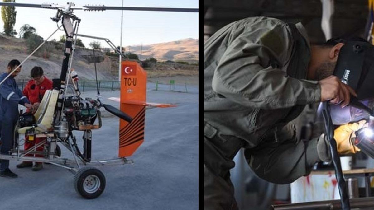 Kayseri’de İki Arkadaş Kendi İmkanlarıyla ’Cayrokopter’ Üretti