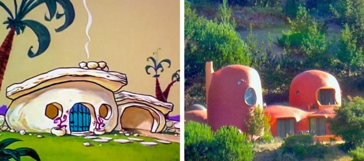 Gerçek Hayatta İnşa Edilmiş Orijinalini Aratmayan 10 Çizgi Film Evi