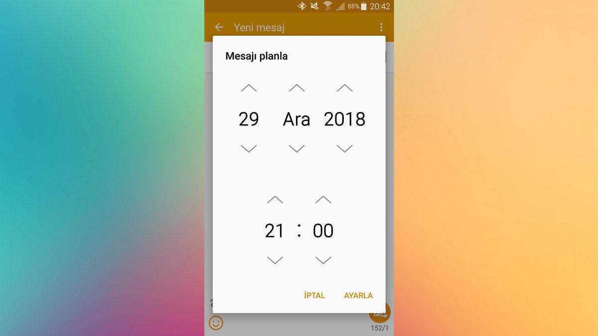 Android Cihazlarda Planlı Mesaj Gönderimi Nasıl Yapılır?