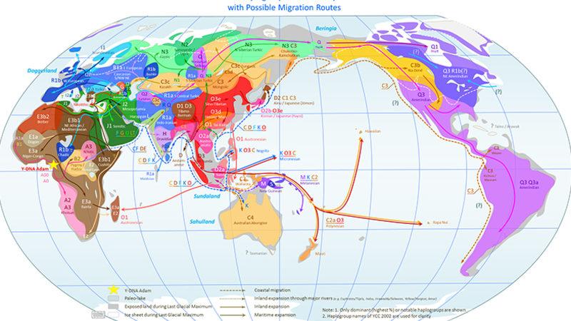 İnsanlığın 200 Bin Yıllık Göçünü Gösteren Animasyon