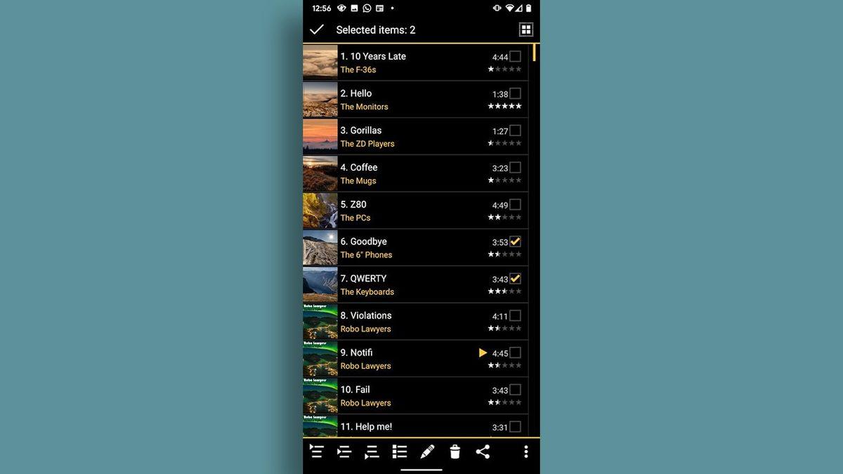 Poweramp Benzeri 10 Kullanışlı Müzik Oynatıcısı (Android)