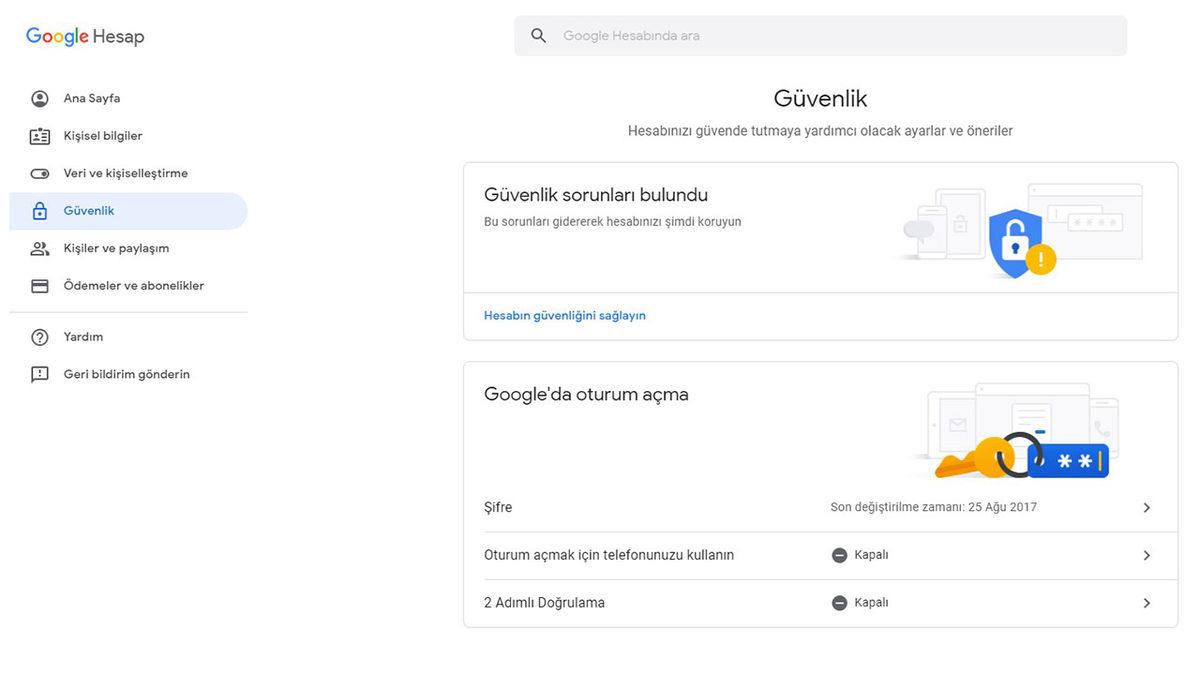 Google Hesabı (Gmail) Şifresi Nasıl Değiştirilir?