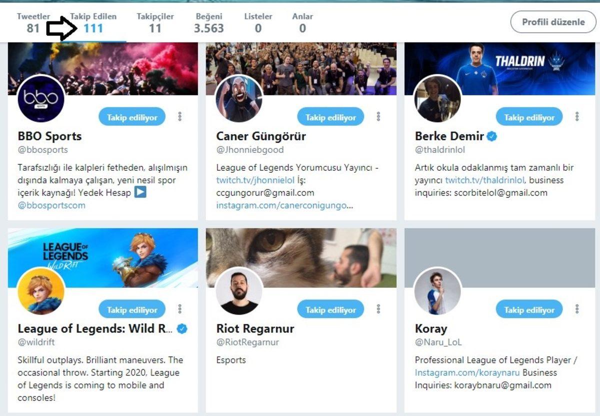 Twitter’da Takip Etmeyenleri Takipten Çıkarma - Twitter Unfollow Kodu