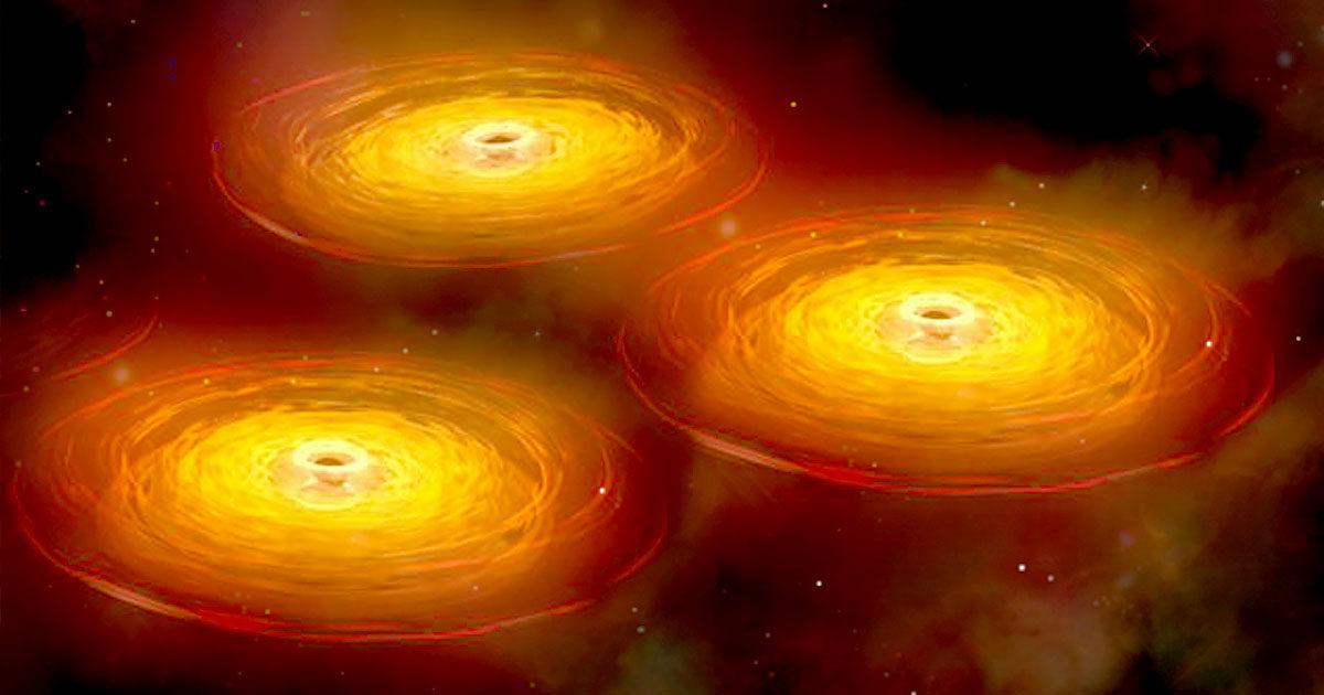 Bilim İnsanları, Birbirine Yaklaşan 3 Kara Delik Gözlemledi