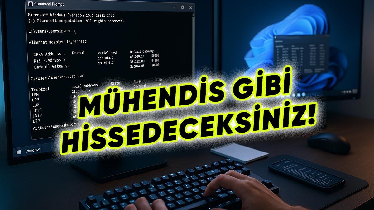 Ben Windows Kullanmayı Bilmiyormuşum Dedirtecek 100 CMD Komutu