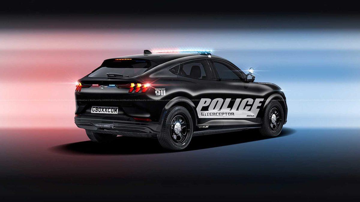 Ford Mustang Mach-E’yi Suçluların Korkulu Rüyası Yapacak Polis Arabası Tasarımı