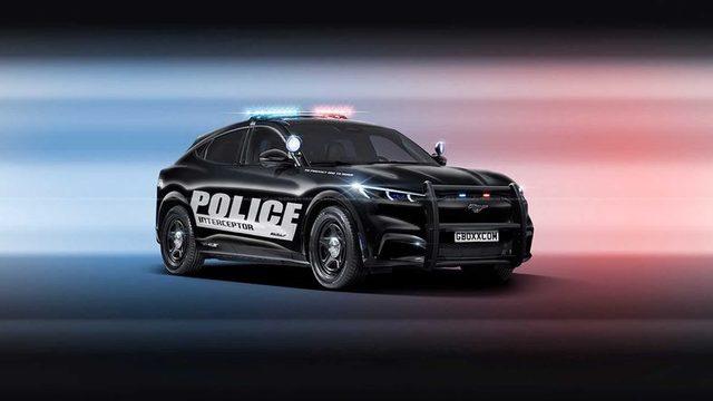 Ford Mustang Mach-E’yi Suçluların Korkulu Rüyası Yapacak Polis Arabası Tasarımı