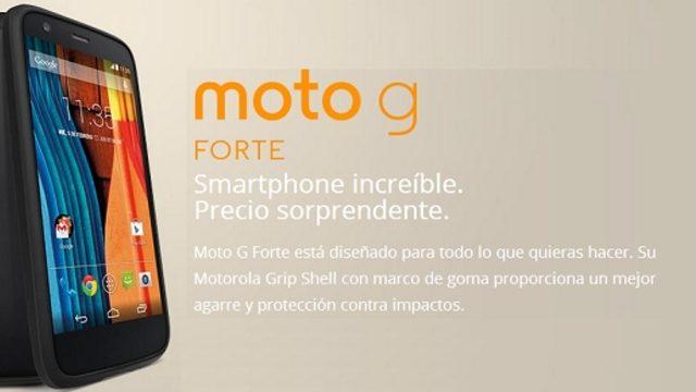 Motorola Moto G Forte Resmiyet Kazandı