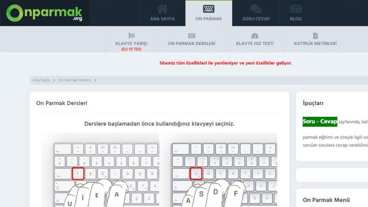 10 Parmak Klavye Kullanmak İçin 10 İşe Yarar İpucu
