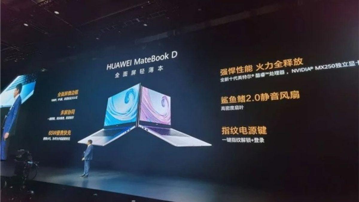 Huawei, AMD ve Intel İşlemcilerden Güç Alan MateBook D Dizüstü Bilgisayarlarını Tanıttı