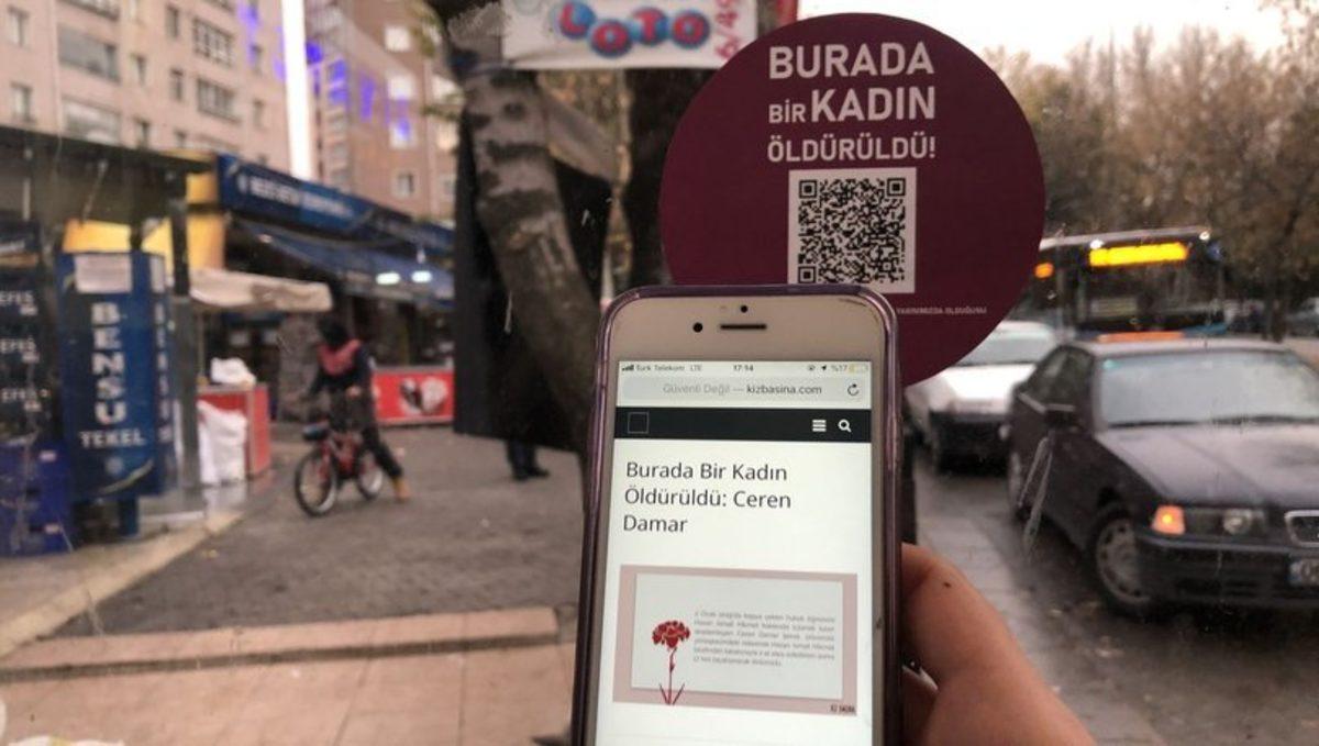 Kadın Cinayetlerine Dikkat Çekmek İçin QR Kodlu ’Dijital Karanfil’ Projesi Başlatıldı