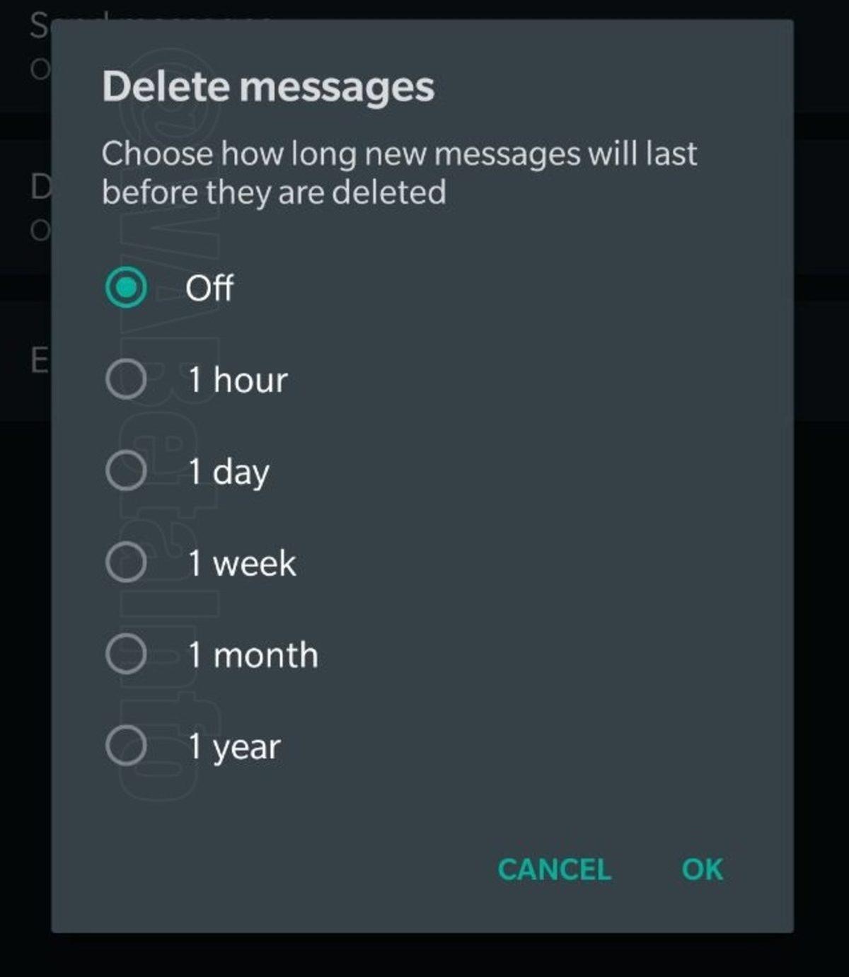 WhatsApp Android Beta Sürümüne ’Grup Mesajlarını Otomatik Silme’ Özelliği Geldi