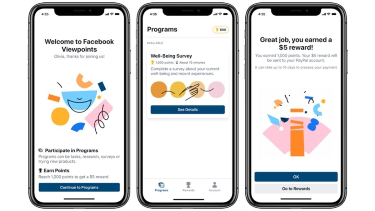 Anket Doldurarak Para Kazanabileceğiniz Yeni Uygulama: Facebook Viewpoints