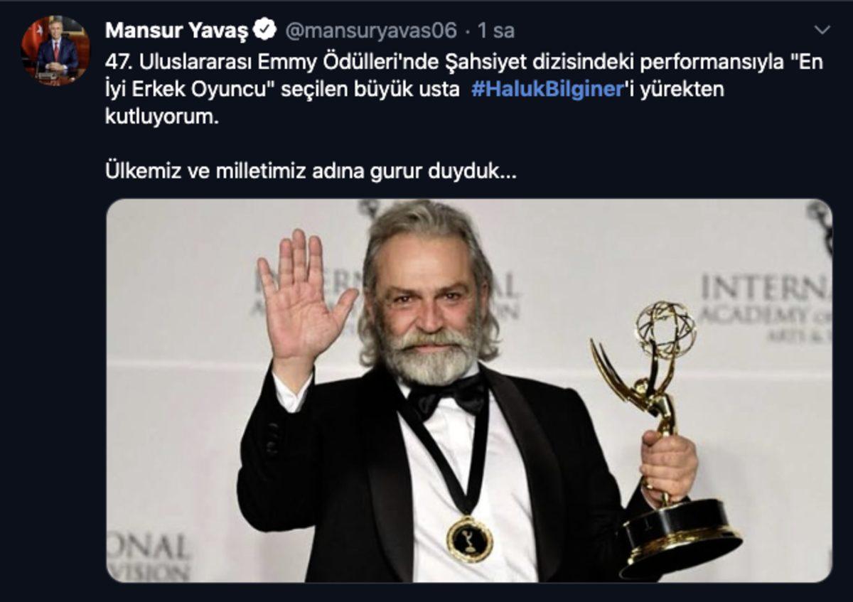 Haluk Bilginer’in Emmy Başarısına Gelen İlk Sosyal Medya Yorumları