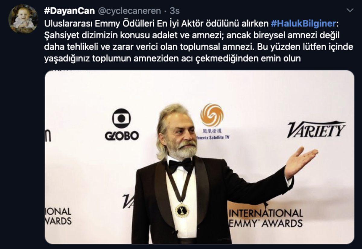 Haluk Bilginer’in Emmy Başarısına Gelen İlk Sosyal Medya Yorumları