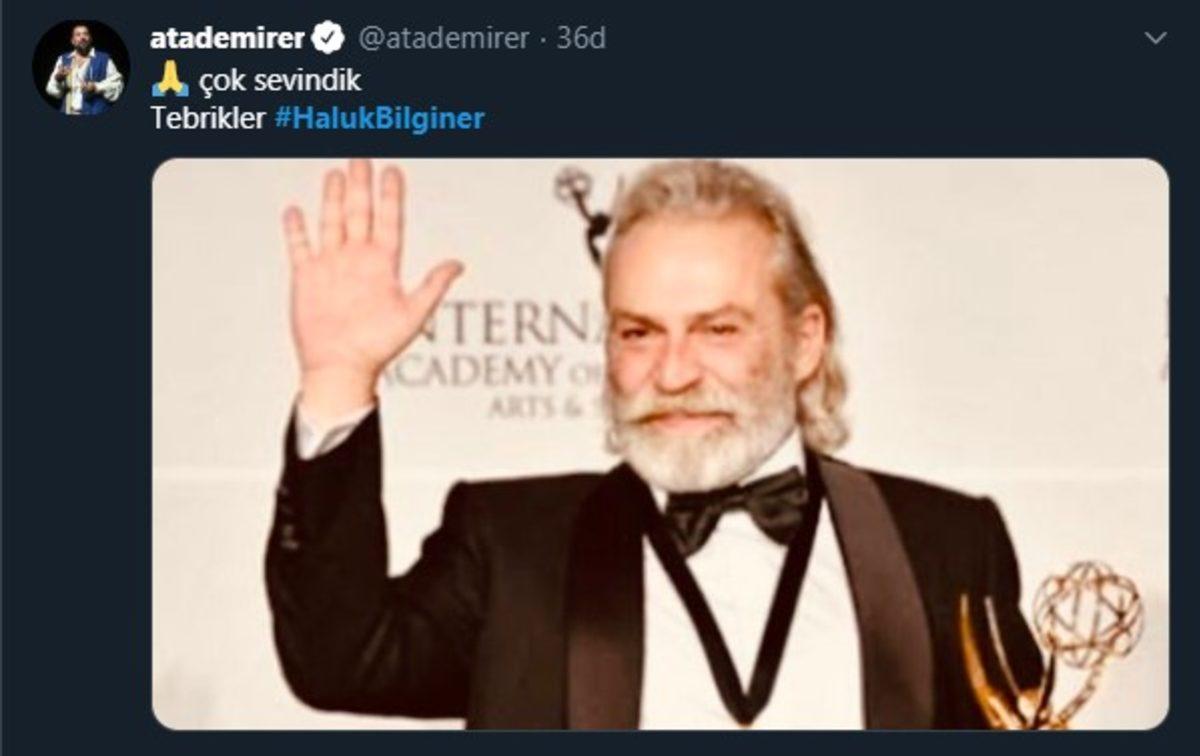 Haluk Bilginer’in Emmy Başarısına Gelen İlk Sosyal Medya Yorumları