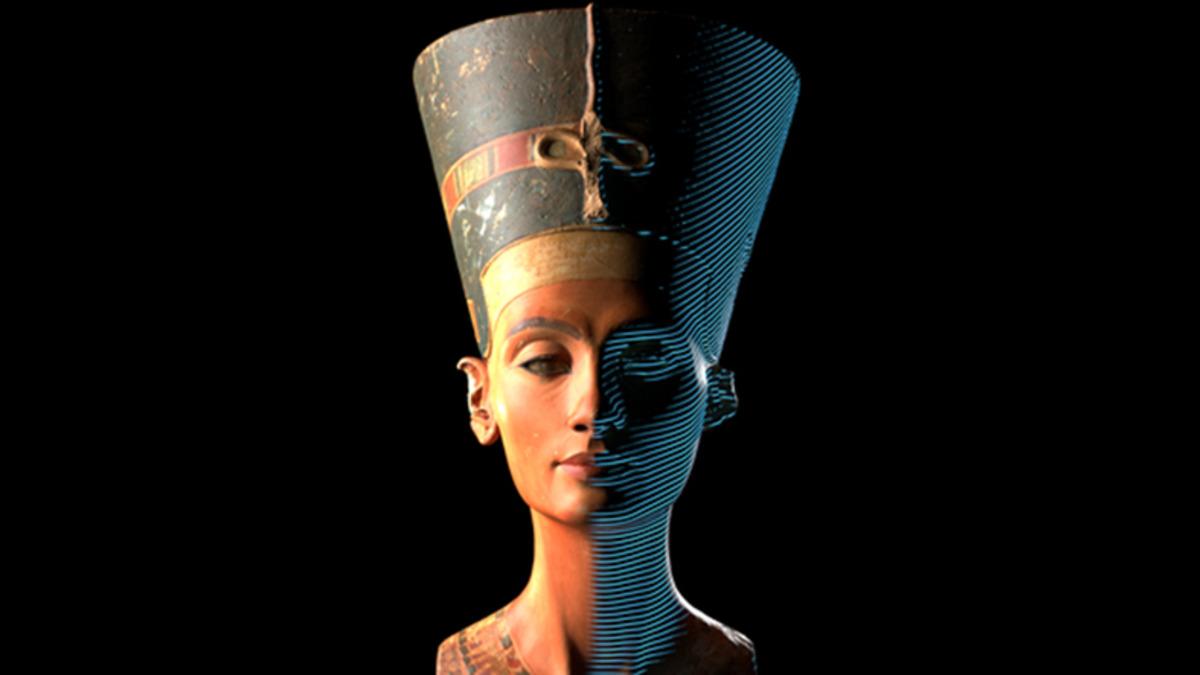 3300 Yıllık Nefertiti Büstünün 3 Boyutlu Modeli Yayınlandı