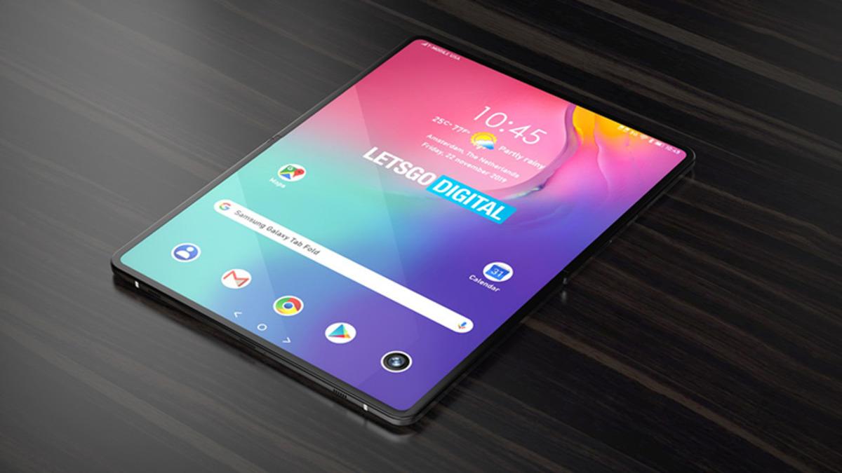 Samsung’un Galaxy Fold’dan Sonra Katlanabilir Tablet Çıkarabileceğini Gösteren Patent
