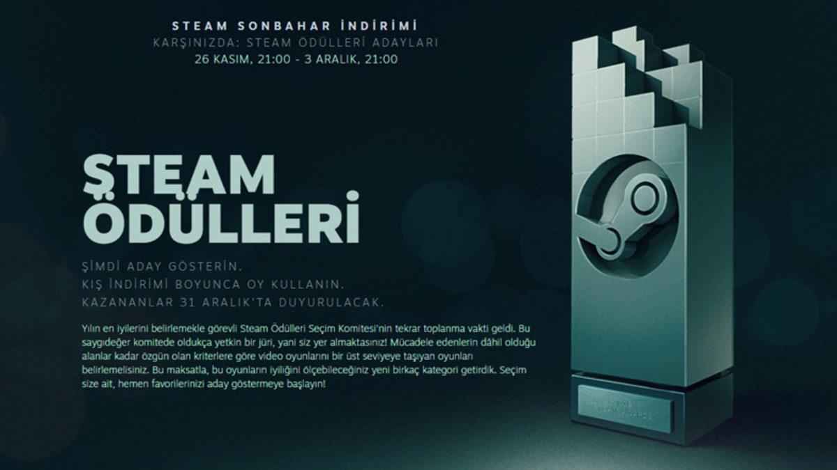 Steam Sonbahar İndirimleri Başladı: Steam Ödülleri Adayları Seçiliyor