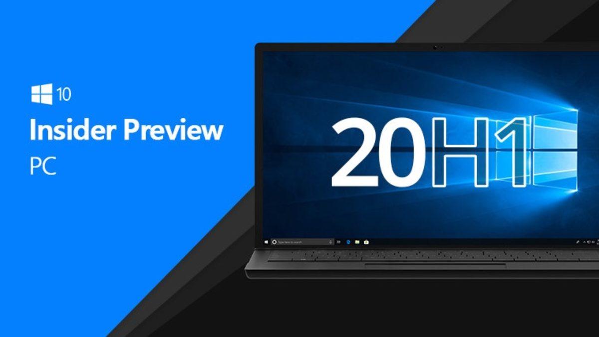 Microsoft, Windows 10’un 20H1 Güncellemesinin Yapı Numarasını Değiştirdi
