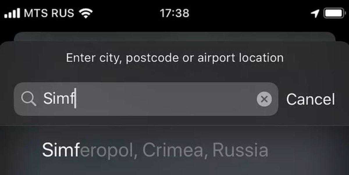 Apple’ın Rusya’daki Harita Uygulamasında Kırım, Rusya’ya Ait Gösterildi